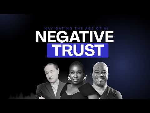 Negative Trust | Why AI Agents Are Breaking Security and How to Live in the New Threat World